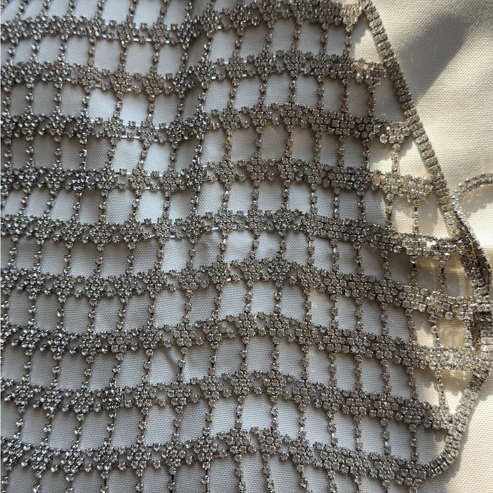 Dylanlex Inspired 12th Tribe Bejeweled Top with Pearl Drops - Picture 5 of 5